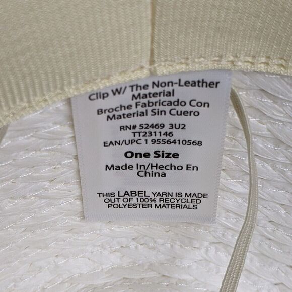 Panama Hat 3-inch Brim Wide Pleated Hatband Sweatband with Clip **NEW** - Picture 8 of 10